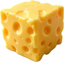 Brinquedo antiestresse squishy de queijo QPNGKT amarelo