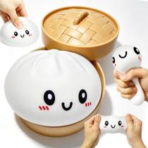Brinquedo antiestresse squishy em formato de dumpling XILIUYUZ