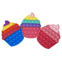 Brinquedo Aperta Pop Cupcake 16 Cm Sortido Fidget Toyng