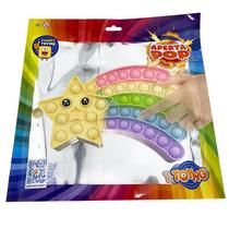 Brinquedo Aperta Pop Formato Estrela Cadente Fidget Toyng