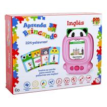 Brinquedo Aprenda Brincando Palavras em Inglês Rosa - DM Toys Brinquedo Aprenda Brincando Palavras em Inglês Rosa - DM Toys