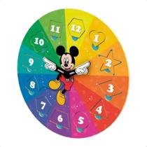 Brinquedo Aprendendo às Horas com Mickey Mouse Disney Ensina as horas, formas geometricas Xalingo - 13165