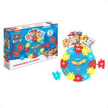 Brinquedo Aprendendo as Horas Patrulha Canina Aprender as horas, Desenvolve a criatividade - Xalingo 13987