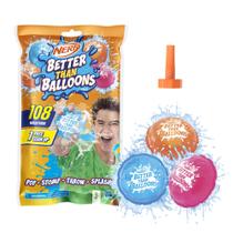 Brinquedo Aquático Nerf Better Than Balloons - 108 Cápsulas - Para Crianças a partir de 3 Anos