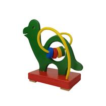 Brinquedo Aramado Dino Escola Educativo Madeira Mdf