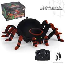 Brinquedo Aranha RC 2.4G Com Efeitos De Luz E Som, Escalador De Parede Em Modo Duplo Com Controle