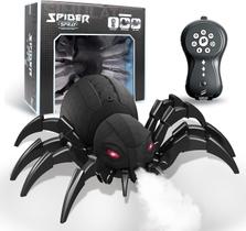 Brinquedo Aranha Robô Controle Remoto Bateria Som Luz Anda Mexe Patas e solta fumaça Brinquedo Aranha Robô Controle Remoto Bateria Som Luz Anda Mexe Patas e solta fumaça