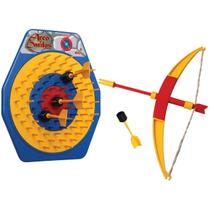Brinquedo Arco E Flecha Infantil Com Dardos E Alvo -Elka 463