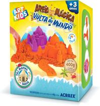 Brinquedo Areia Mágica Volta Ao Mundo Taj Mahal 400g Brinquedo Areia Mágica Volta Ao Mundo Taj Mahal 400g