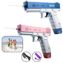 Brinquedo Arminha De Água Automática Elétrica Praia Piscina Brincadeiras Pistola de Água