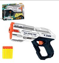 Brinquedo Arminha Lança Dardo Tipo Nerf Automática Bala Espuma Ventosa