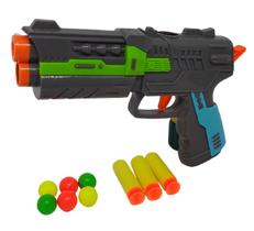 Brinquedo Arminha Shoot Gun Soft Bullet Lança Dardos e bolinha Arma Brinquedo Arminha Shoot Gun Soft Bullet Lança Dardos e bolinha Arma