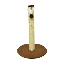 Brinquedo Arranhador São Pet Obelisco Marrom para Gatos