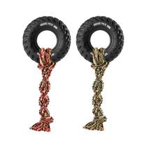 Brinquedo Art Injet Pneu com Dental Bone para Cães - Cores Sortidas - Grande