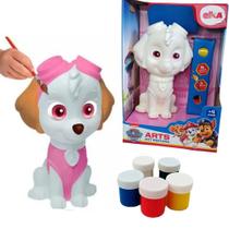 Brinquedo arts kit pintura boneco skye patrulha canina elka - ELKA BRINQIEDOS