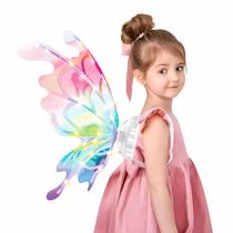 Brinquedo Asa De Fada Encantada Para Meninas Com Luz E Som Para Fantasias E Faz De Conta