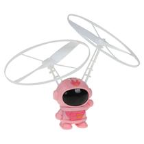 Brinquedo Astronauta Voador Boomerang Com 2 Hélices Sensor de Indução