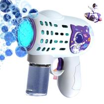 Brinquedo Automática Lança Bolhas De Sabão Led Astronauta Infantil C/ Led - X-CELL