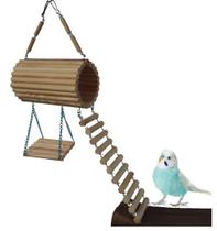 Brinquedo Aves Roedores playground toca casinha ponte escada - Shoppingnet