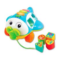 Brinquedo aviao de atividades com luz e som - winfun