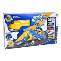 Brinquedo Avião de Resgate 2 em 1 - DM Toys Brinquedo Avião de Resgate 2 em 1 - DM Toys