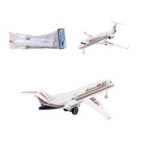 Brinquedo Aviao Grande Luz Som Fricção Sonoro Com Bateria