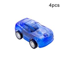 Brinquedo azul, 4 peças, mini pull back, pré-escolar, para c