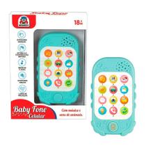 Brinquedo Baby Fone Celular Com Luzes E Sons - Braskit