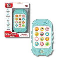 Brinquedo Baby Fone Celular com Som e Luz +18 Meses Braskit - 6007