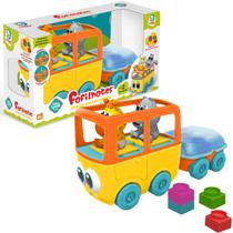 Brinquedo Baby Land Fofilhotes Onibus Com Carretinha 3085 Brinquedo Baby Land Fofilhotes Onibus Com Carretinha 3085