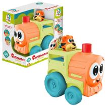 Brinquedo Baby Land Fofilhotes Trenzinho Amarelo 3082 - Cardoso Brinquedo Baby Land Fofilhotes Trenzinho Amarelo 3082 - Cardoso