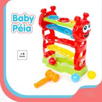 Brinquedo Baby Peia Com Martelinho Para Bater