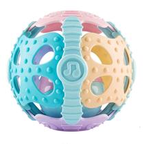 Brinquedo Baby Rattles Ball em ABS macio resistente ao desgaste com som de sino