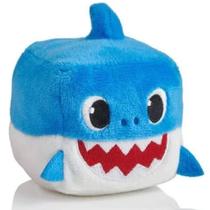 Brinquedo Baby Shark Cubo Pelucia Azul Musical 2353 Sunny
