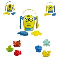 Brinquedo Balde De Praia Personagem Minions Verão Banho Lele