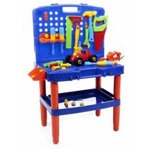 Brinquedo Bancada De Ferramentas Infantil Maleta 6877 - Poliplac