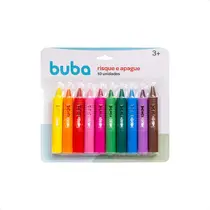 Brinquedo Banho Infantil Giz Risque E Apague Com 10 Cores