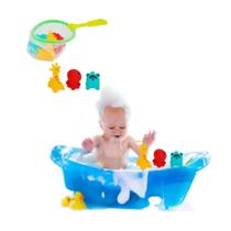 Brinquedo Banho Pesca Água Rede Banheira Banheiro Piscina