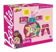 Brinquedo Barbie Bateria Fabulosa Com Banquinho Fun - F0004-7