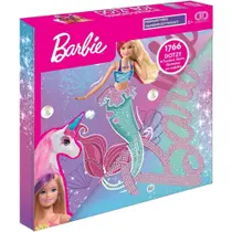 Brinquedo barbie diamond dotz sereia vibes fun toys