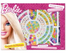 Brinquedo Barbie Kit De Miçangas Com 100 Peças Da Fun F00152