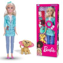 Brinquedo Barbie Large Doll Veterinaria Com Frases Pupee