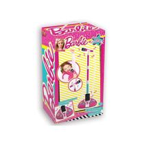 Brinquedo Barbie Microfone Fabuloso Regulável 80087