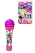 Brinquedo Barbie Microfone Rockstar Mp3 Player Com Luzes