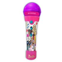 Brinquedo Barbie Microfone Rockstar MP3 Player da Fun F00200