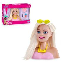 Brinquedo Barbie Styling Head Sparkle Acessórios Penteados