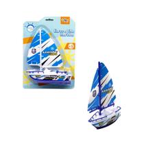 Brinquedo Barco A Vela Com Motor Eletrico Vai na Piscina