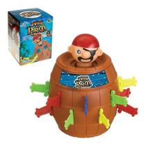 Brinquedo Barril Pula Pirata Jogo Infantil Extra Grande