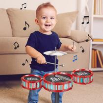 Brinquedo Bateria Mini Musical Criança Menino Instrumento Brinquedo Bateria Mini Musical Criança Menino Instrumento