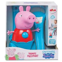 Brinquedo Bebê Crescendo com a Pepa Pig Vamos Passear Elka